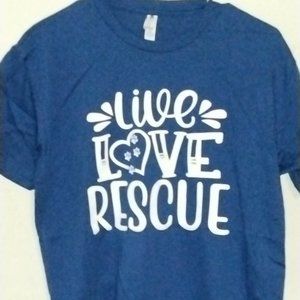 blue live love rescue